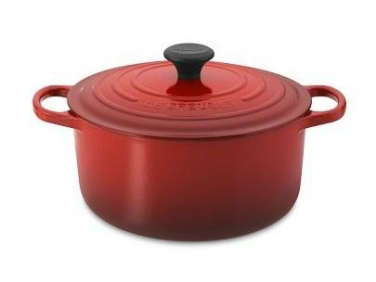 red le creuset dutch oven  