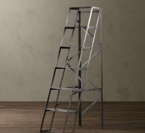 mid century shop ladder shelving 8