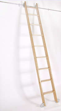 Teak Ladder with Shelf portrait 18