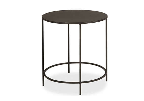 slim round end table 8