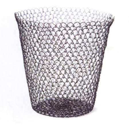 roost bouclé wire wastepaper basket 8