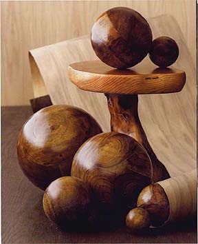 shesham wooden spheres 8