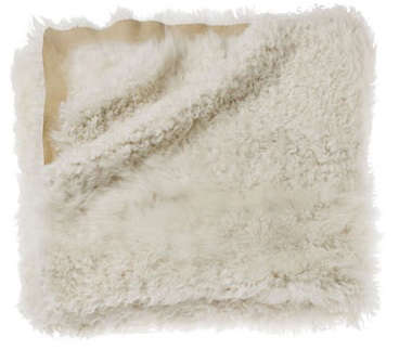 shearling throw and bedspread