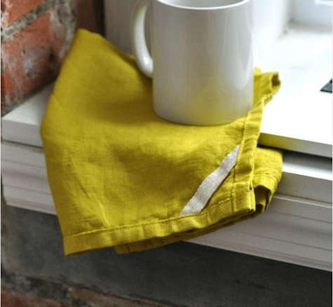 dish towel linen citron 8