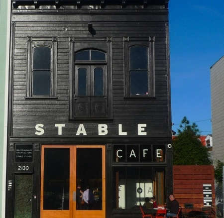 stable cafe exterior shot  