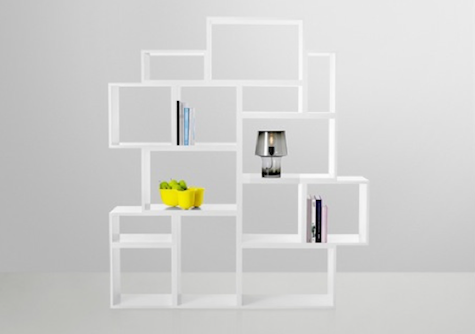 stacked shelf system 8