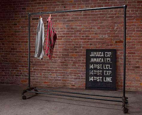clothing rack on casters 8