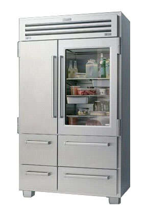 sub zero pro 48 inch glass front refrigerator 8