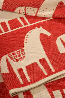 Swedish Horse Cotton Blanket portrait 42