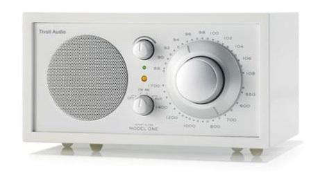 model one frost white radio 8
