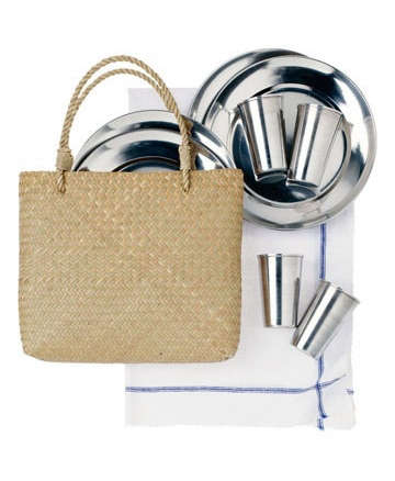 toast picnic set with bag  