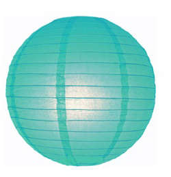turquoise spherical lantern 8