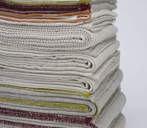 stacked anichini blankets  