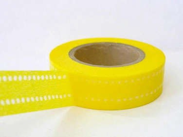 700 strip of yellow washi tape  