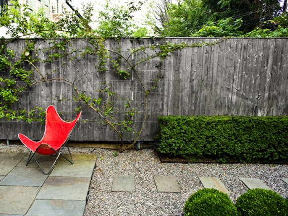 foras garden red chair  