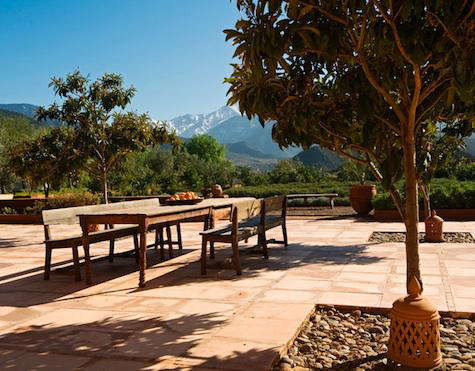 kasbah bab outdoor table