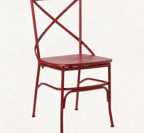 terrain red outdoor chair  