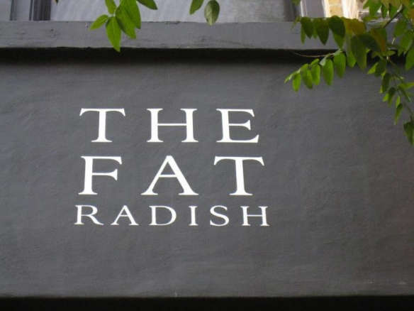 700 fat radish outdoor sign  