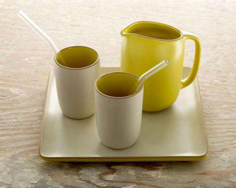 heath ceramics yellow pitcher