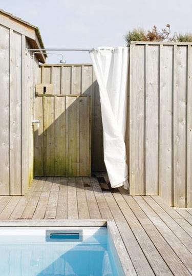 Bath Outdoor Sunbrella Shower Curtains, Outdoor Shower Curtain