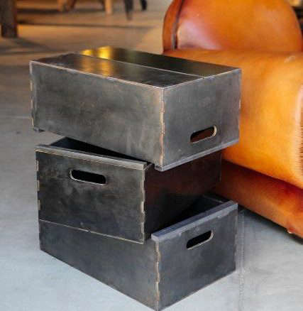 storage: steel plum crates from artefact design salvage 9