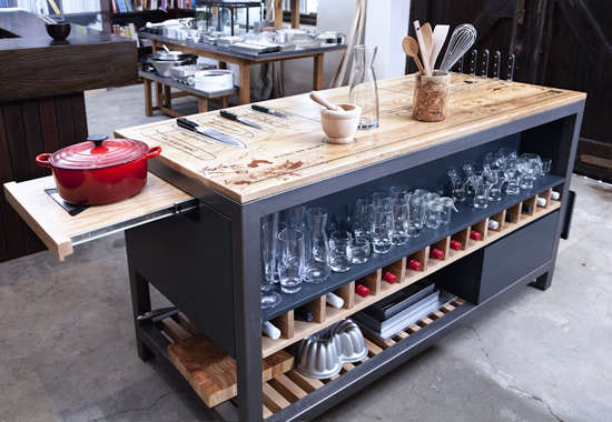 The Ultimate Chef S Work Table From A, Kitchen Work Table With Storage
