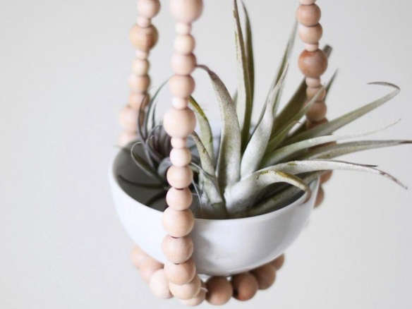 700 wooden beads potted plant  