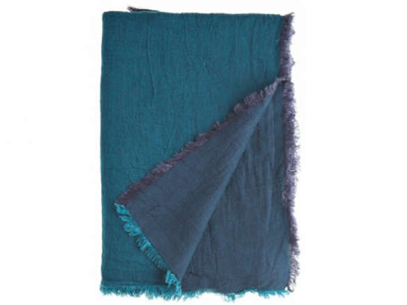 700 indigo fabric throw blanket calypso  