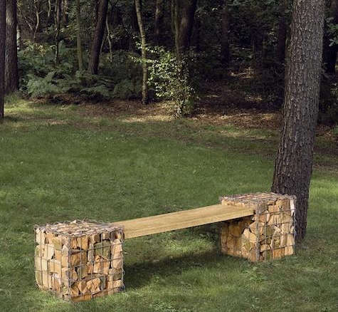 gabion bench  