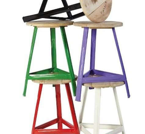 colored stools  