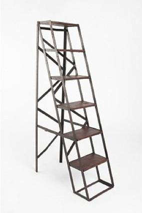 Teak Ladder with Shelf portrait 30