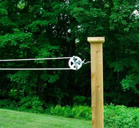 Outdoor Clothesline Pulley Kit, Outdoor Clothesline