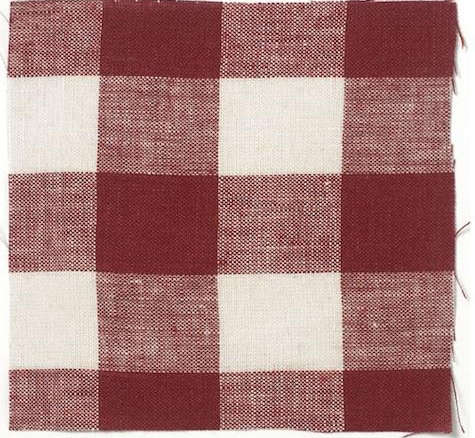red and white check linen oilcloth 8
