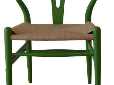 Furniture Green Wishbone Chair portrait 4