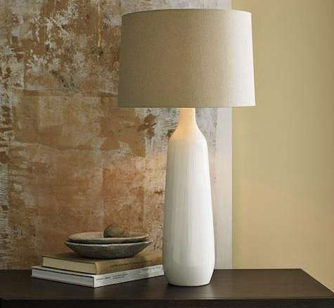 thin stripe ceramic table lamp 8