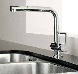 white awra kitchen faucet