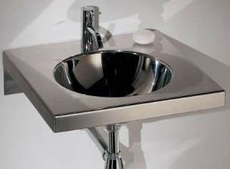 square stainless steel wall mount sink 8
