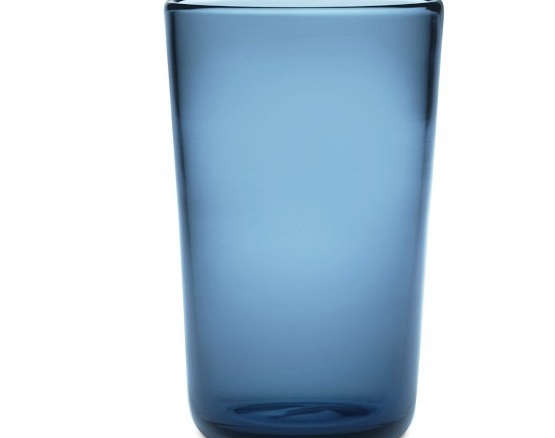 williams sonoma blue organic glass  