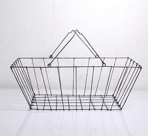 wire shopping basket brook farm general store large  