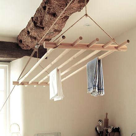 wood hanger laundry  