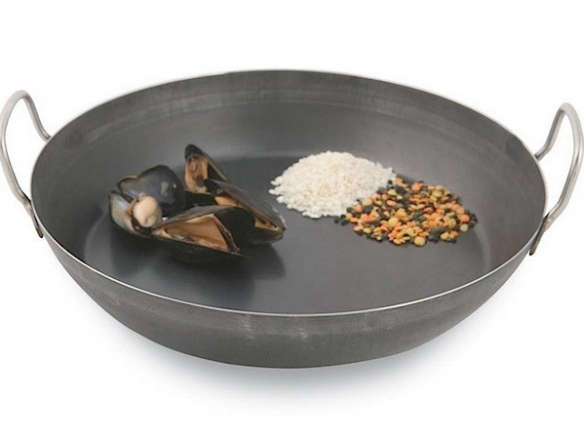 paderno world cuisine steel paella pan 8
