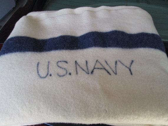 Vintage U.S. Navy Wool Blankets