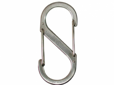 700 carabiner silver double sided  