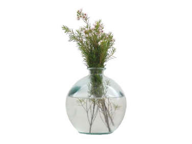 700 recycled ball vase  