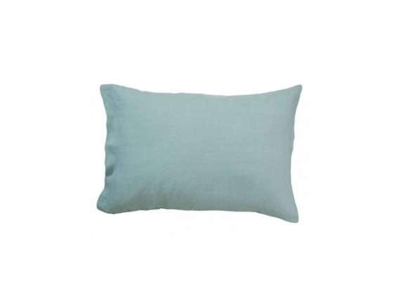 celadon green rectangular pre washed linen pillowcase 8