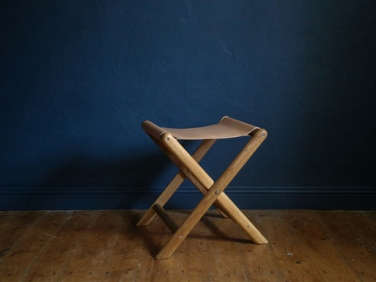 superfolk folding oak stool  