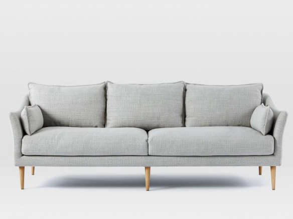 Linen Willoughby Sofa Hickory portrait 17