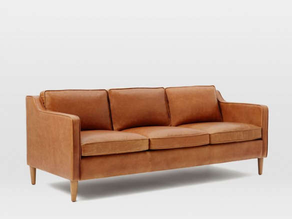 Hamilton Leather Sofa, West Elm Leather Couch