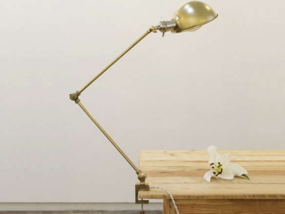 Hito Home Brass Clamp Lamp portrait 9