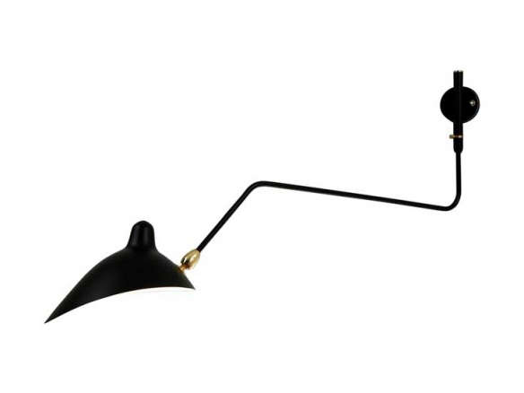 serge mouille 1 arm rotating sconce 8